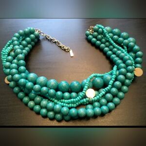 Sugarfix Heavy Turquoise Necklace